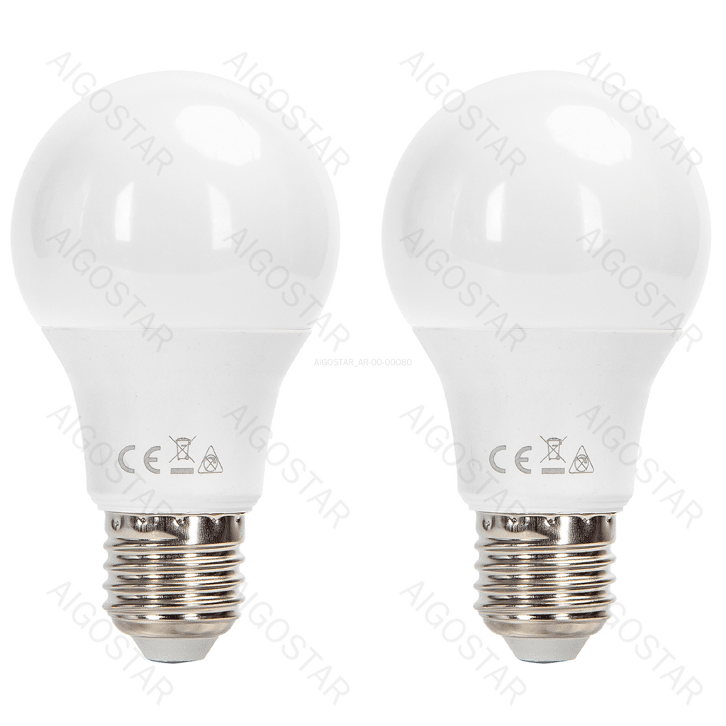 LED E27 8W A60 2PCS ( LÂMPADA GERAL )
