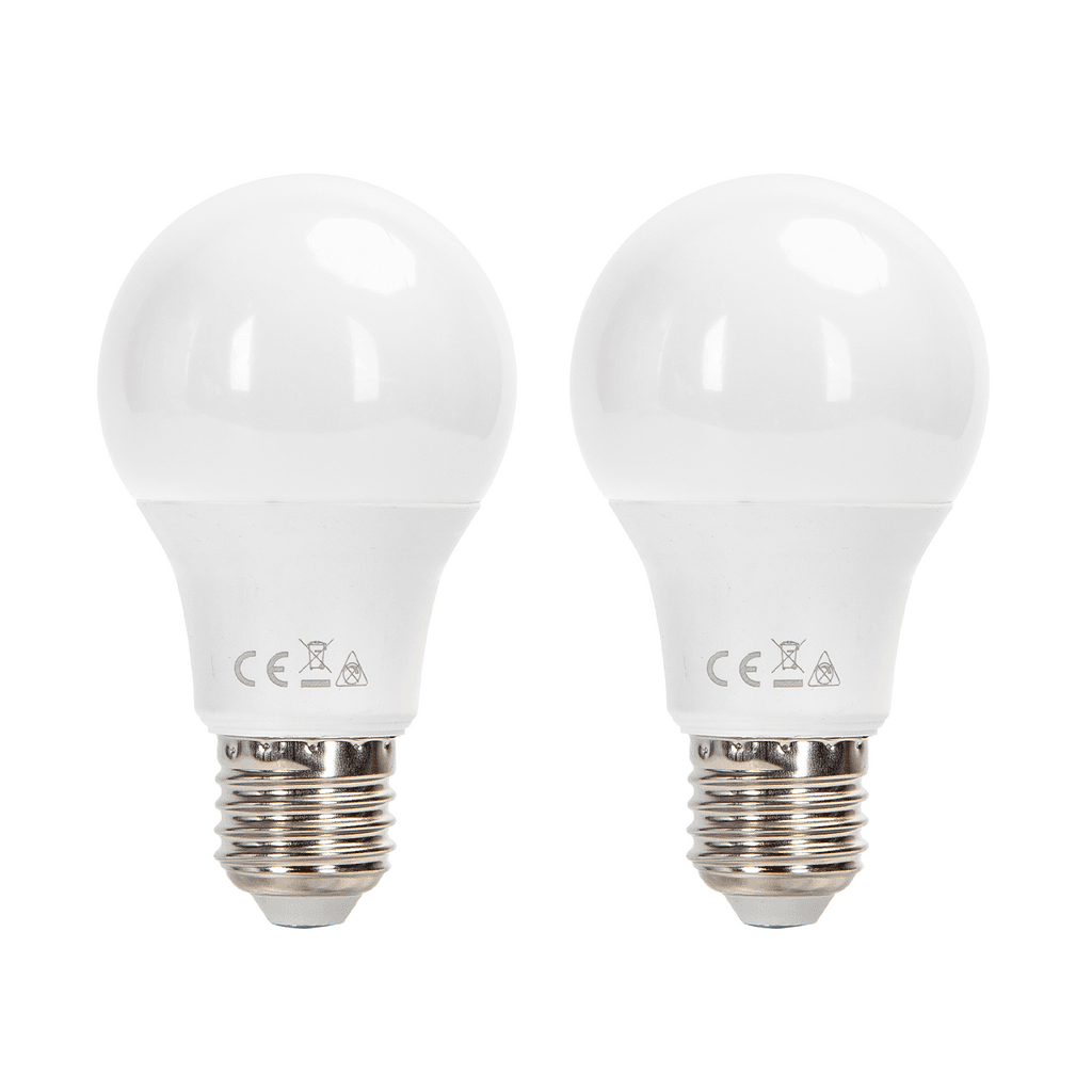 LED E27 9W A60 2PCS ( LÂMPADA GERAL )