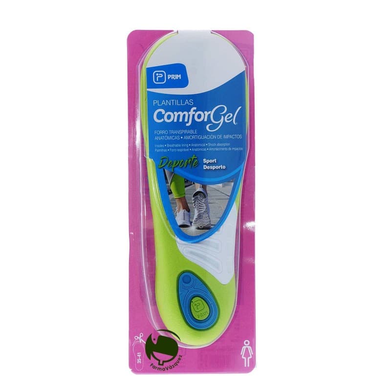 Palmilha caminhada comforgel para mulher