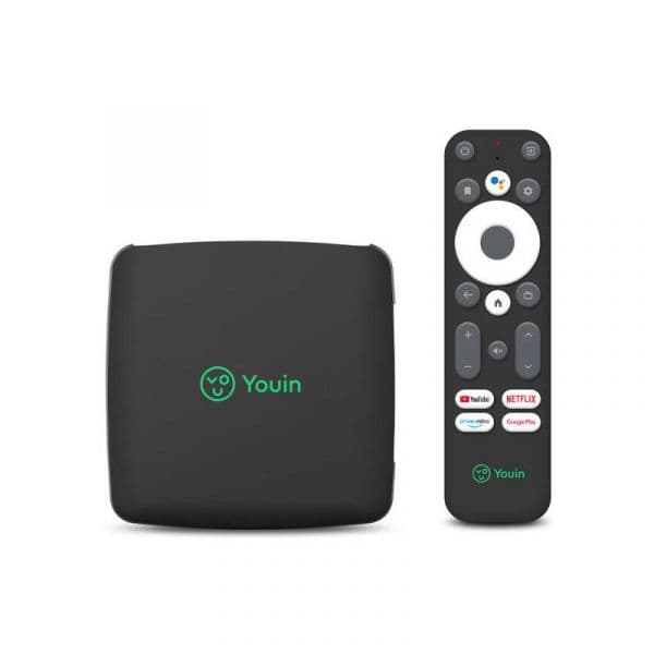 Youin Recetor EN1060K UHD 4K Android TV 9.0 + DVB-T2 Google