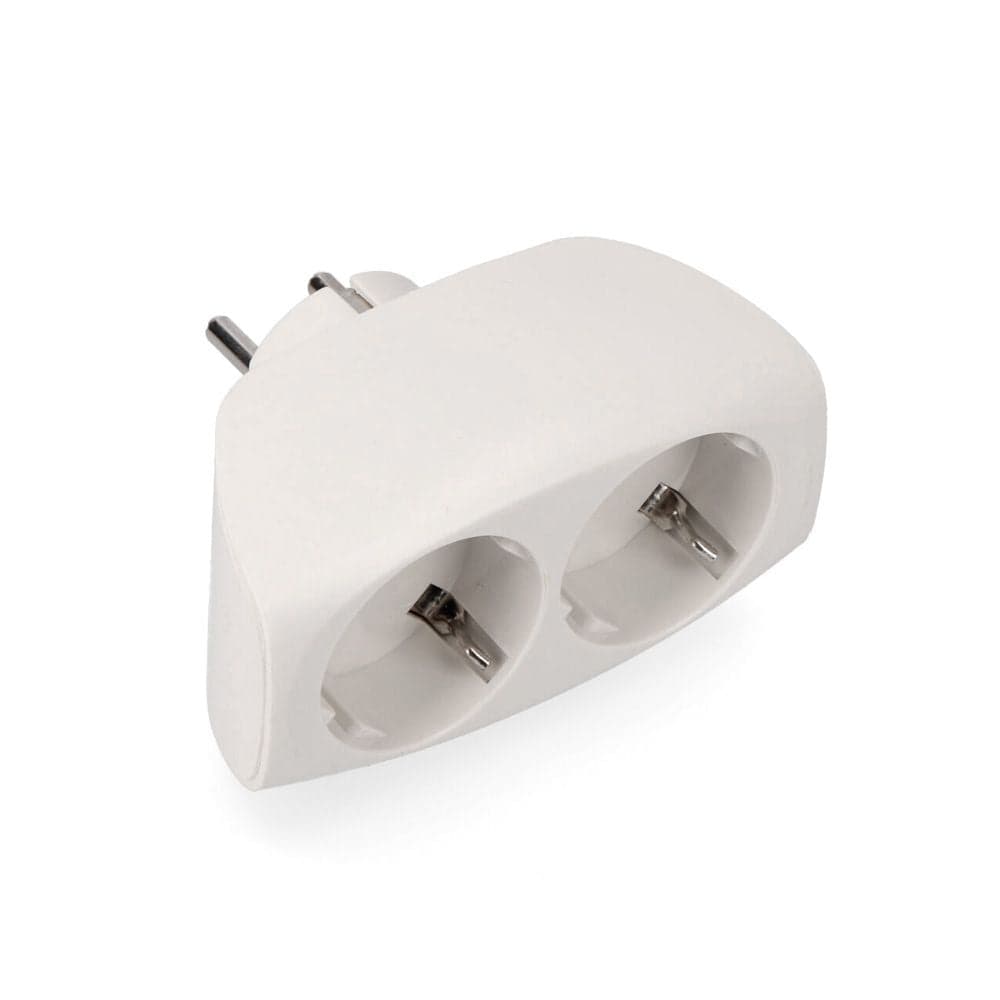 FICHA ADAPTADOR T/TL DUPLA SAÍDA 2.400W (EMBALADO) 4,8MM EDM