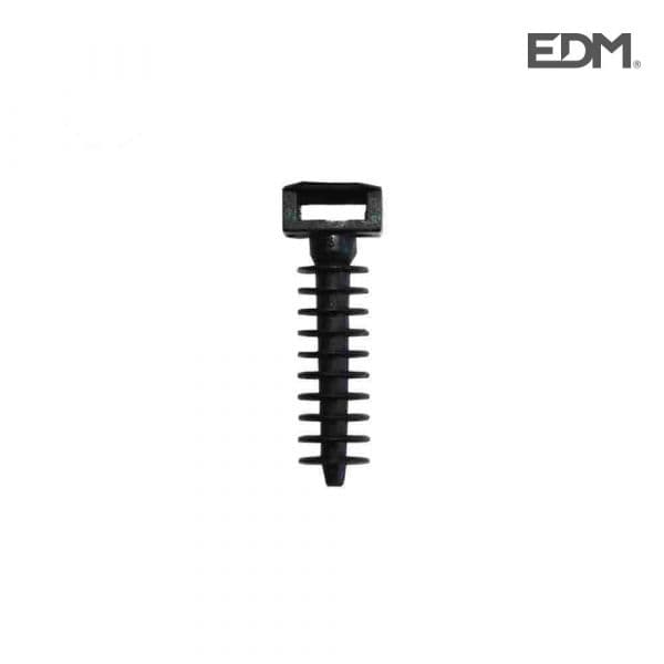 EDM Plugue Preto Nº 8 para Flange (25 Unidades) Por Blister Embalado