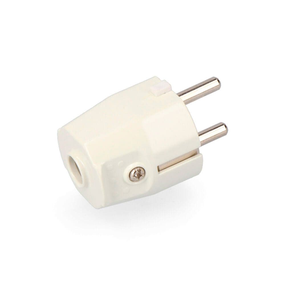 FICHA TIPO F 10/16A T/TL 4,8MM (EMBALADA) BRANCA EDM