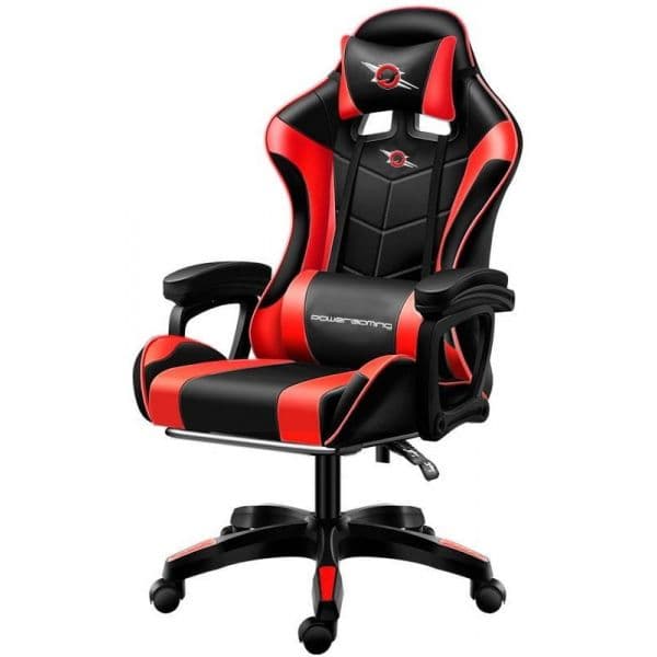 Cadeira Gaming PowerGaming 813 Preto / Vermelho