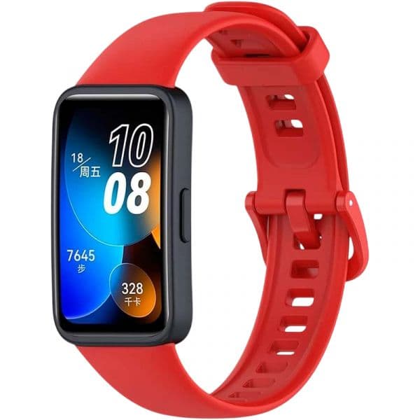 Crococase Pulseira para Huawei Band 8 / Huawei Band 9 / Honor Band 9 Red