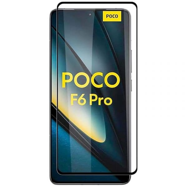 CrystalCase Película Vidro Temperado para Xiaomi Poco F6 Pro 5G Black