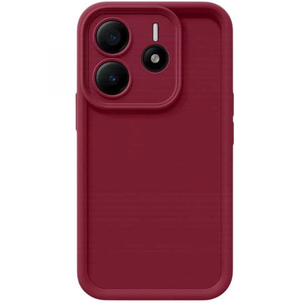 CROCOCASE Capa Silicone Fosca para Xiaomi Redmi Note 14 5G Red