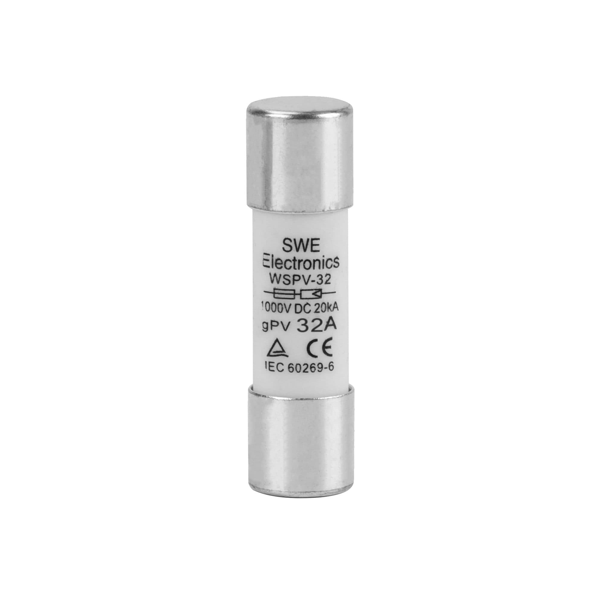 Fusível 10x38mm 1000V DC SWE 16A