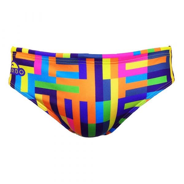 Turbo Labyrinth Swimming Brief Colorido L Homem