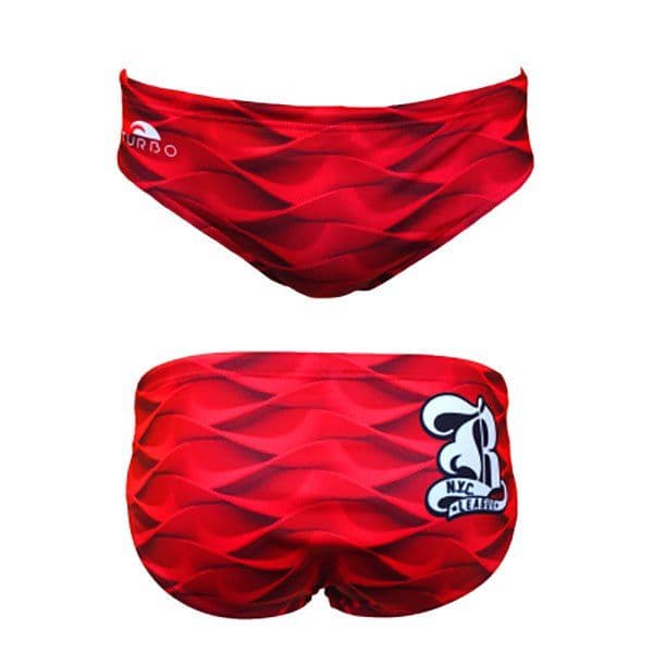 Turbo Red Waves Swimming Brief Vermelho M Homem