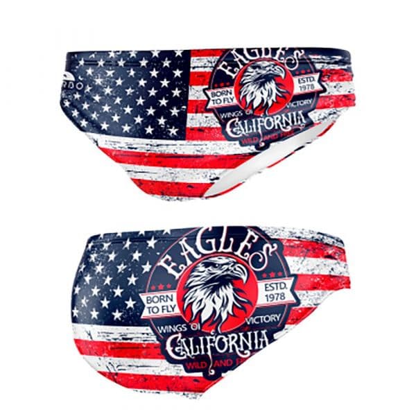 Turbo Usa Wings Eagle Swimming Brief Colorido S Homem