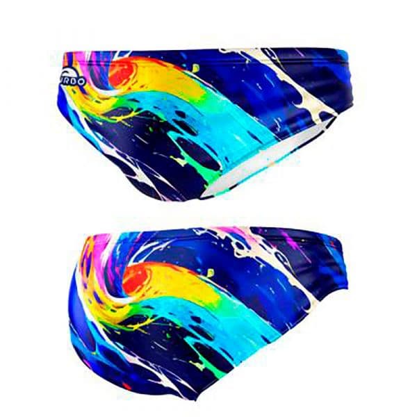 Turbo Paint Vortex Swimming Brief Colorido M Homem