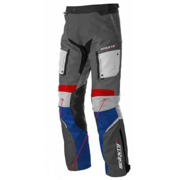 Seventy-degrees Calças Sd-pt3s Dark Grey / Red / Blue XL