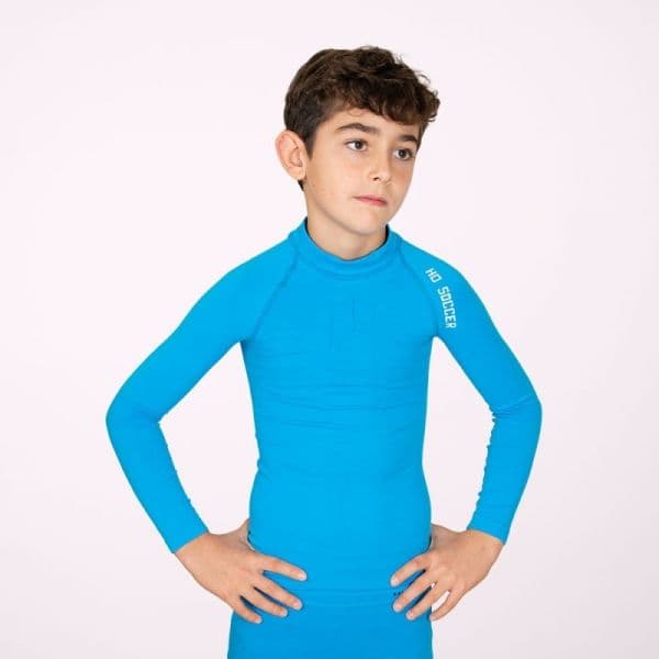 HO Soccer Camisola Térmica Criança Manga Comprida Azul 10/12