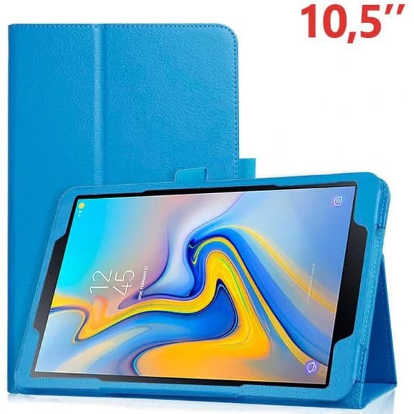 Cool Accesorios Capa Samsung Galaxy Tab A (2018) T590 / T595 Polipiel Liso Azul 10.5 "