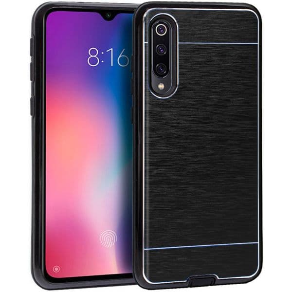 Capa Xiaomi Mi 9 Aluminio Preto
