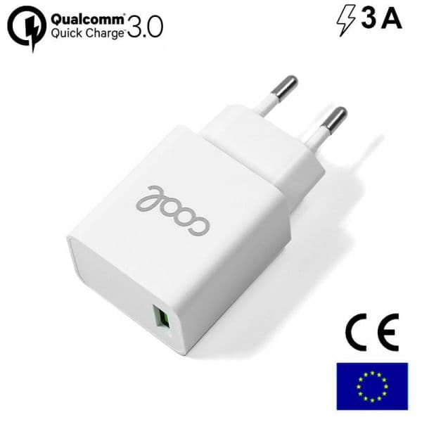 Carregador Verm. 1XUSB 3A (18W) White - C27821