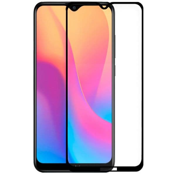 Vidro Temperado Preto (3D) p/ Xiaomi Redmi 8 / 8A Black