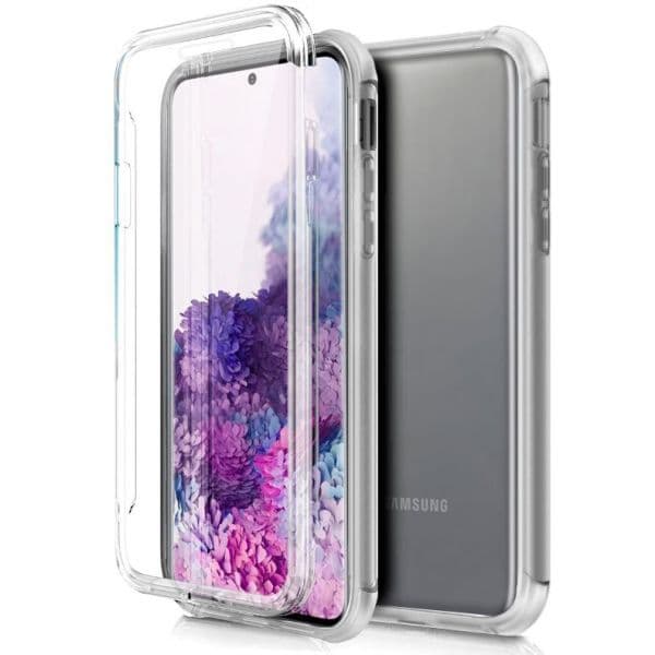 Capa De Silicone 3D Para Samsung G980 Galaxy S20 (Frente E Verso Transparentes)