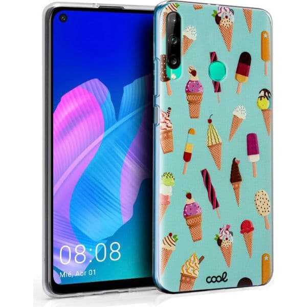 Cool Accesorios Capa Silicone Dibujos Helados para Huawei P40 Lite E