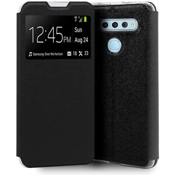 Capa Flip Cover Tcl 10L Liso Black - C47874