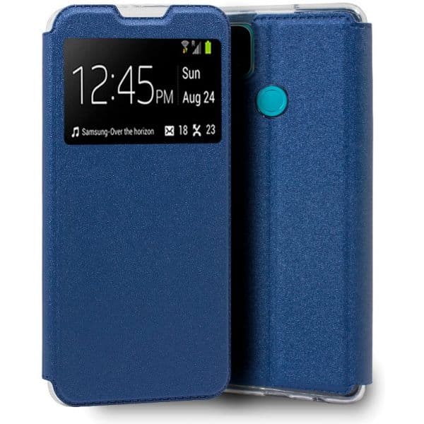 Capa Flip Cover Oppo A15 / A15s Liso Blue - C48178