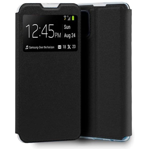 Cool Accesorios Capa Flip Cover Liso Black para Oppo A73 5G