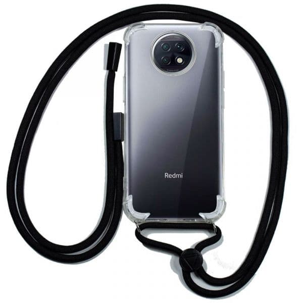Cool Accesorios Capa com Cordão Preto para Xiaomi Redmi Note 9T