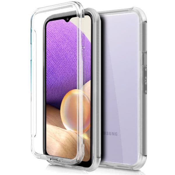 Capa Silicone 3D para Samsung A326 Galaxy A32 5G (Frontal + Traseira) Clear