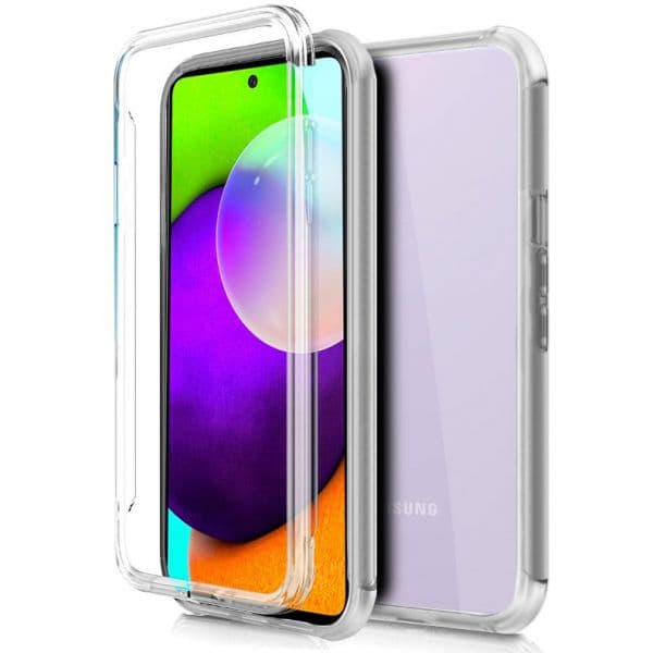 Capa Silicone 3d Para Samsung A525 Galaxy A52 / A52 5g Transparente Frontal + Traseira