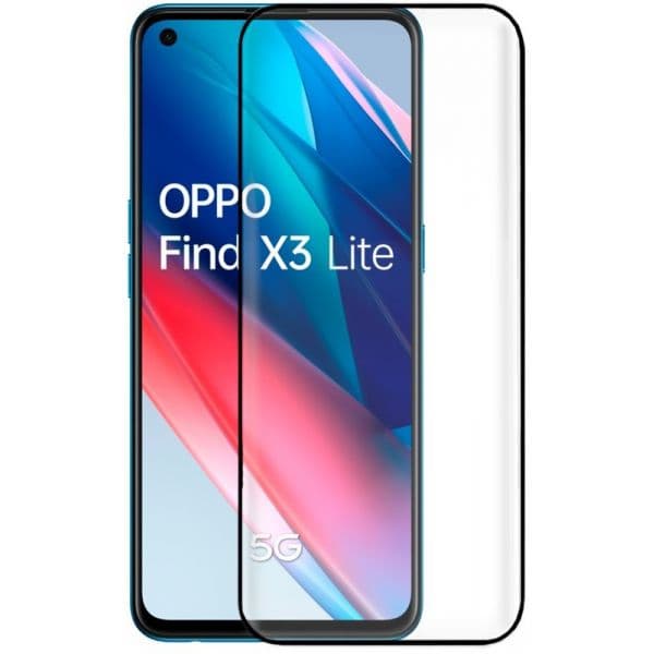 Película Vidro Temperado Cool Para Oppo Find X3 Lite (full 3d Preto) - Find X3 Lite - OKPT16344
