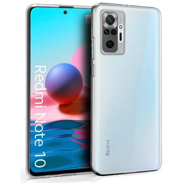 Capa Silicone Para Xiaomi Redmi Note 10 / Note 10s Transparente - OKPT16337