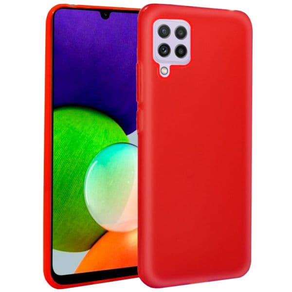Cool Accesorios Capa de silicone para Samsung A225 Galaxy A22 4G (vermelha)