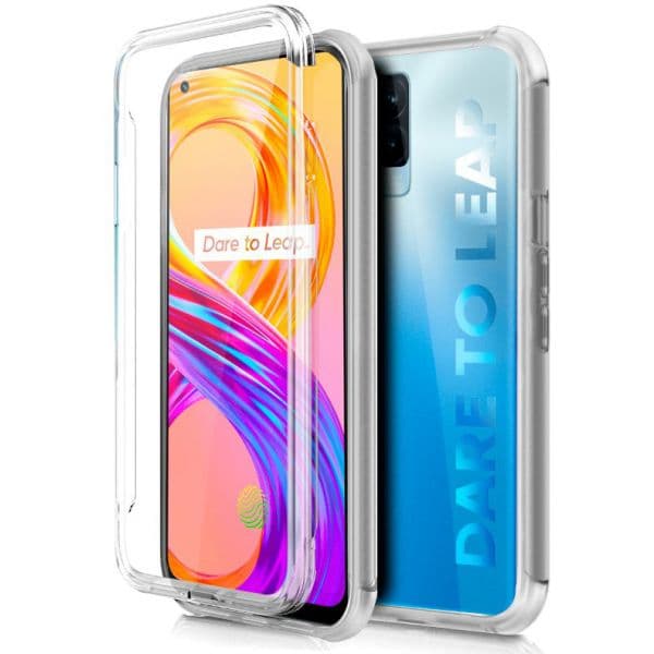 Capa Silicone 3D Transparente para Realme 8 / 8 Pro