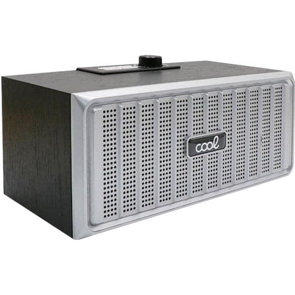 Cool Coluna Bluetooth Universal Music Retro 20W Wood / Silver