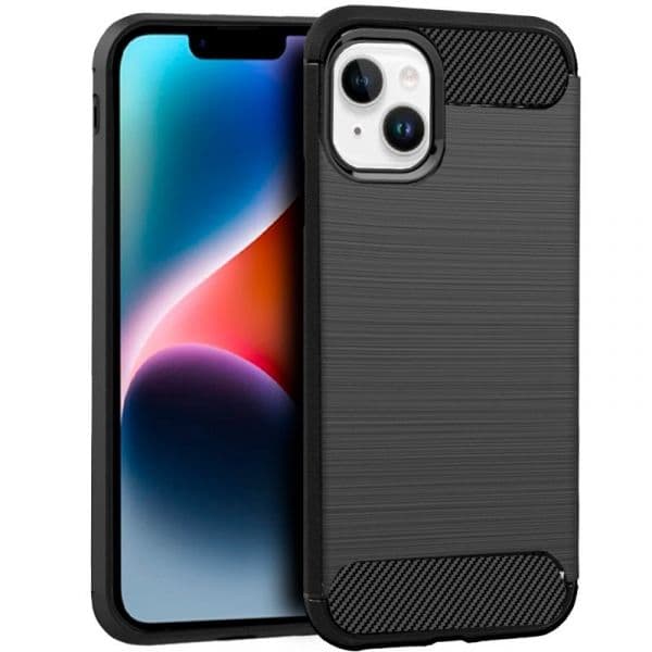 Cool Acessorios Capa Silicone para iPhone 14 Plus Carbon Preto