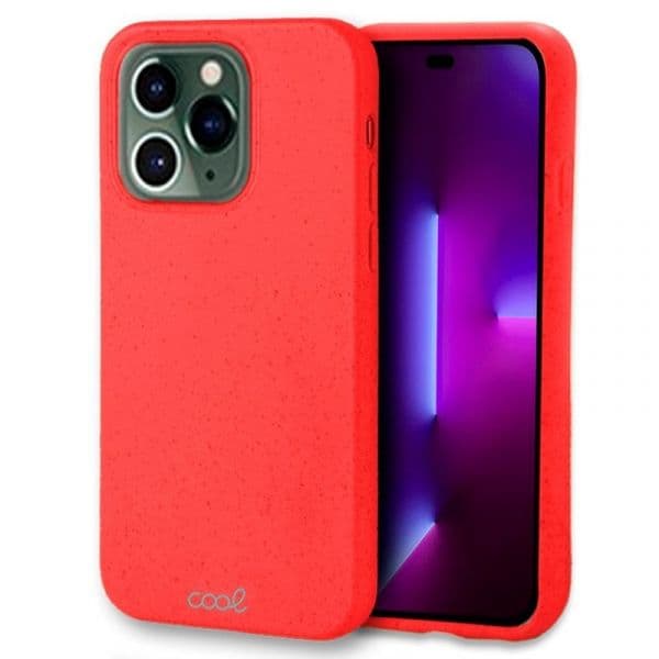 Capa Para Iphone 14 Pro Eco Biodegradable Vermelho Iphone 14 Pro