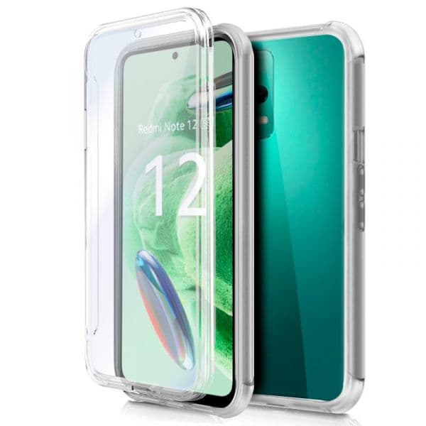 Cool Acessorios Capa de Silicone 3D para Xiaomi Redmi Note 12 5G / Poco X5 5G (frente Transparente + Traseira)