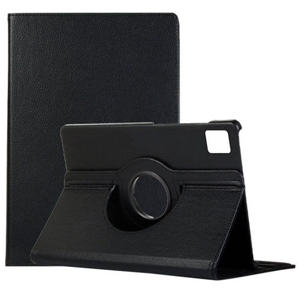 Cool Acessorios Capa de Couro Sintético Liso Preto para Xiaomi Pad 6