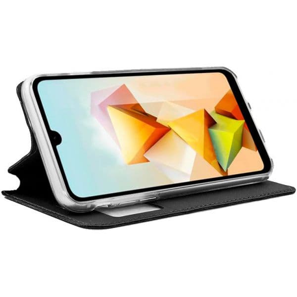Cool Acessorios Capa Flip Cover para ZTE Blade A33s Liso Black