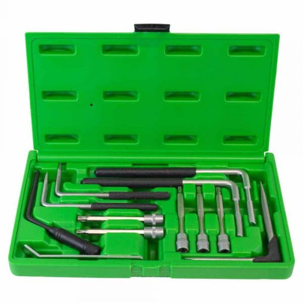 Jbm Pontas Airbags Removal Set 12 Peças Verde