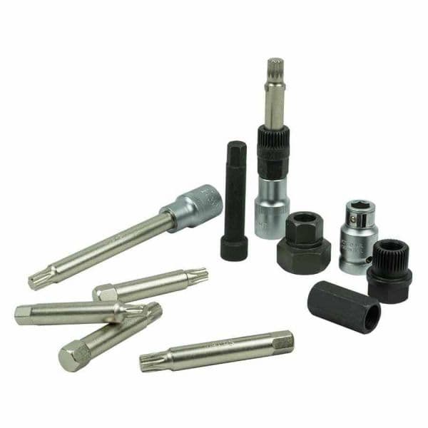 Jbm Pontas Alternator Pulley Removal Set 30 Peças Prateado