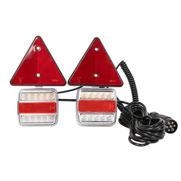 Kit Magnético com 2 Farolins e 2 Triângulos Reflectores LED JBM