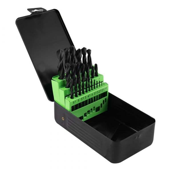 Jbm Conjunto de Brocas Hss 4241 1-13 Mm Helical Drill Drills Verde