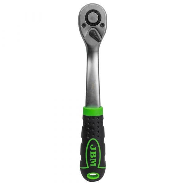Jbm 1/2´´ 255 Mm 72-teeth Zinc Finish Ratchet Prateado