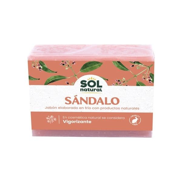 Sol Natural Sabonete em Pastilha de Sândalo 1 Unidade