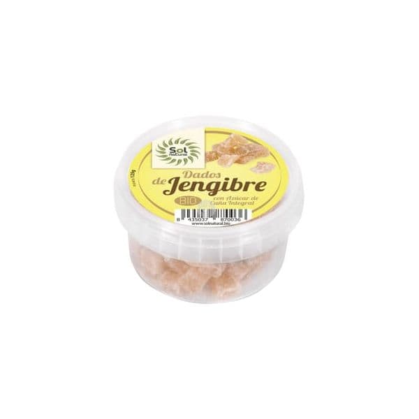 Sol Natural Gengibre de Cubos Bio 125g