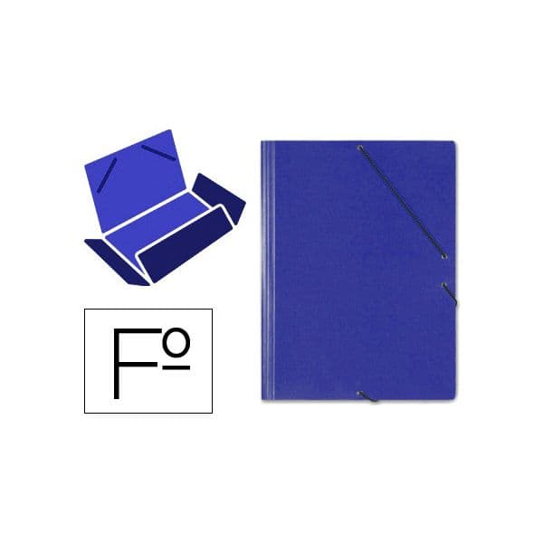 Saro Pasta de Elasticos Abas Cartão Formato Folio Azul 10 unidades- OFF079742CE