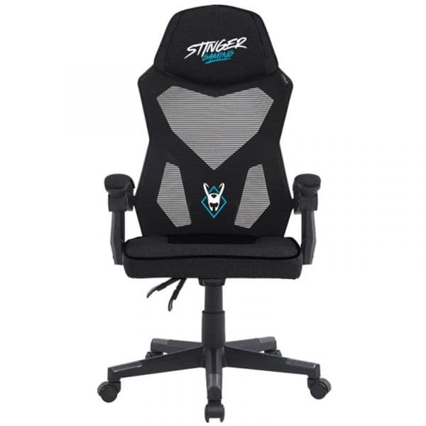 Cadeira Gaming Woxter Stinger Station Sense Ergonómica em Tecido Preta