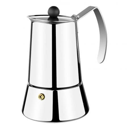 Monix Cafeteira Italiana Eterna M630004 Aço Inox 4 Chávenas